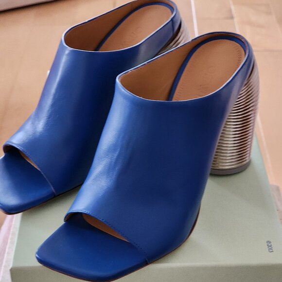 Off-White Spring Mule Sandals Sz 40 - Picture 3 of 8